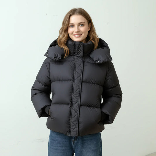 Gepolsterte Pufferjacke Damen | Isolierende Außenschicht