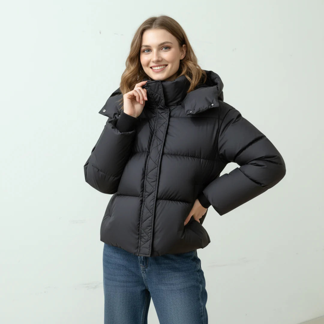 Gepolsterte Pufferjacke Damen | Isolierende Außenschicht