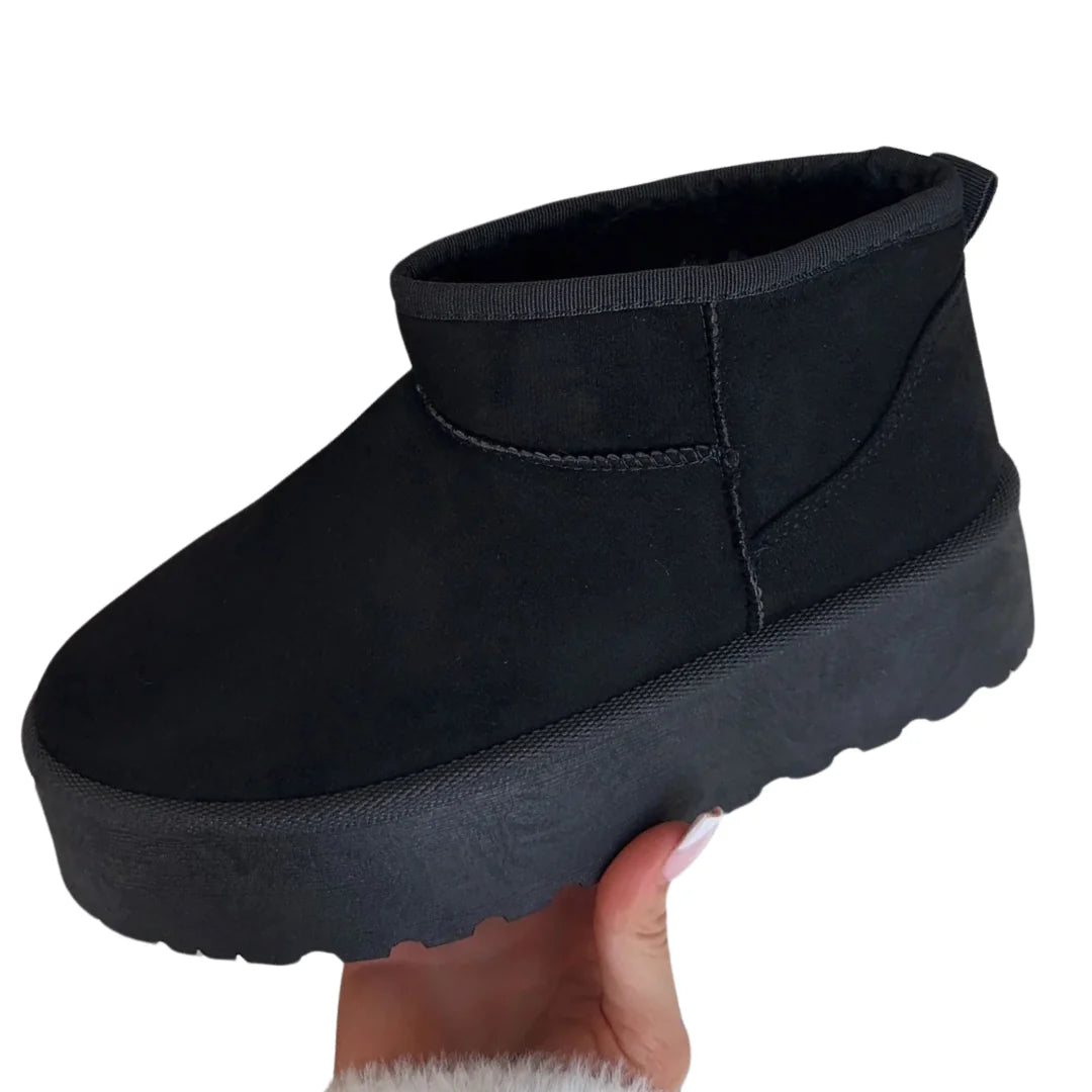 Gefütterte Plateau-Stiefel für Damen
