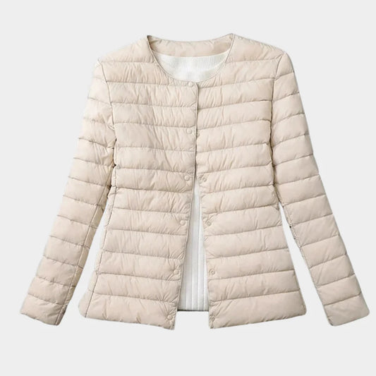 Gesteppten Daunenjacke für Damen | Frontreißverschluss