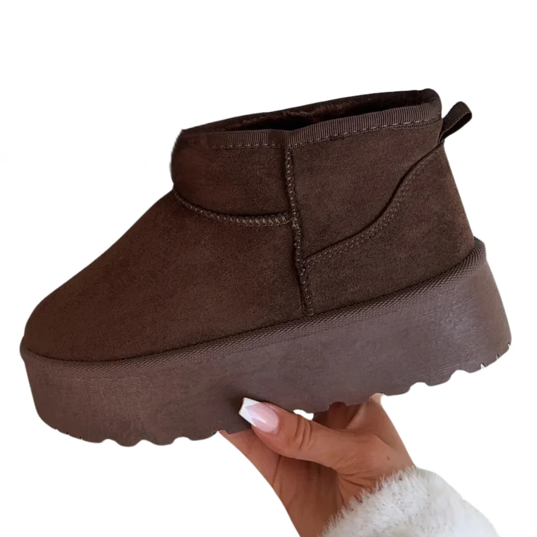 Gefütterte Plateau-Stiefel für Damen