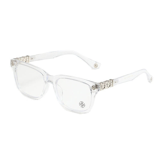 Blaulichtfilterbrille mit Muster