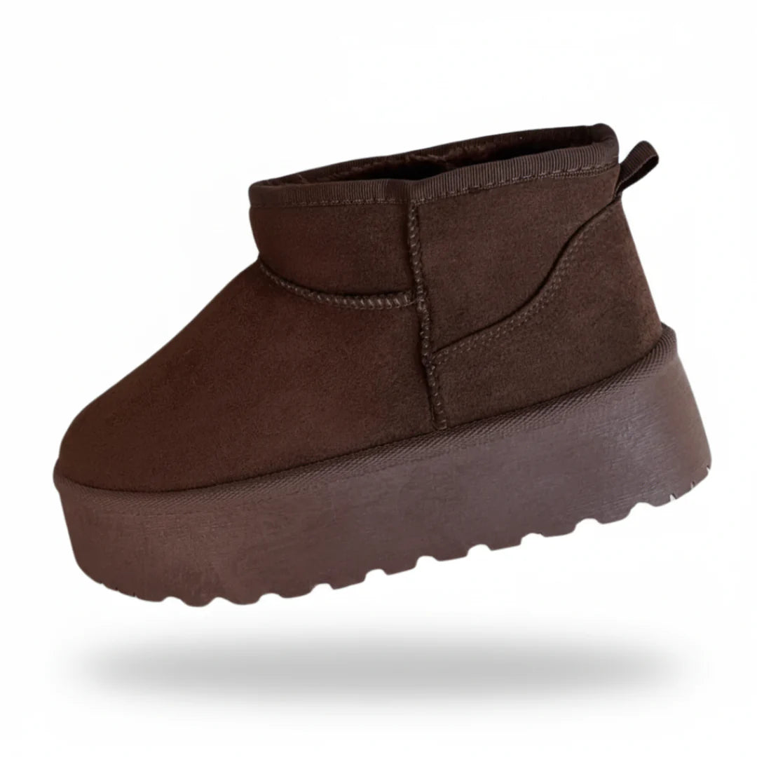 Gefütterte Plateau-Stiefel für Damen
