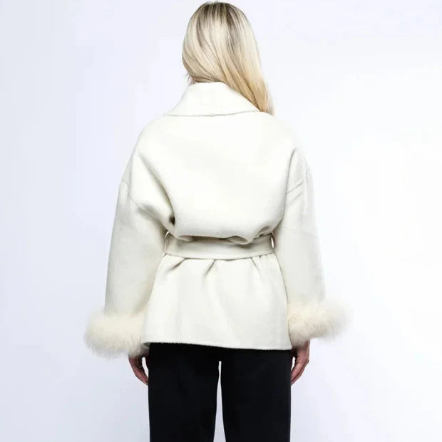 Damen-Wintermäntel mit Imitationsfell | Klassisches Design