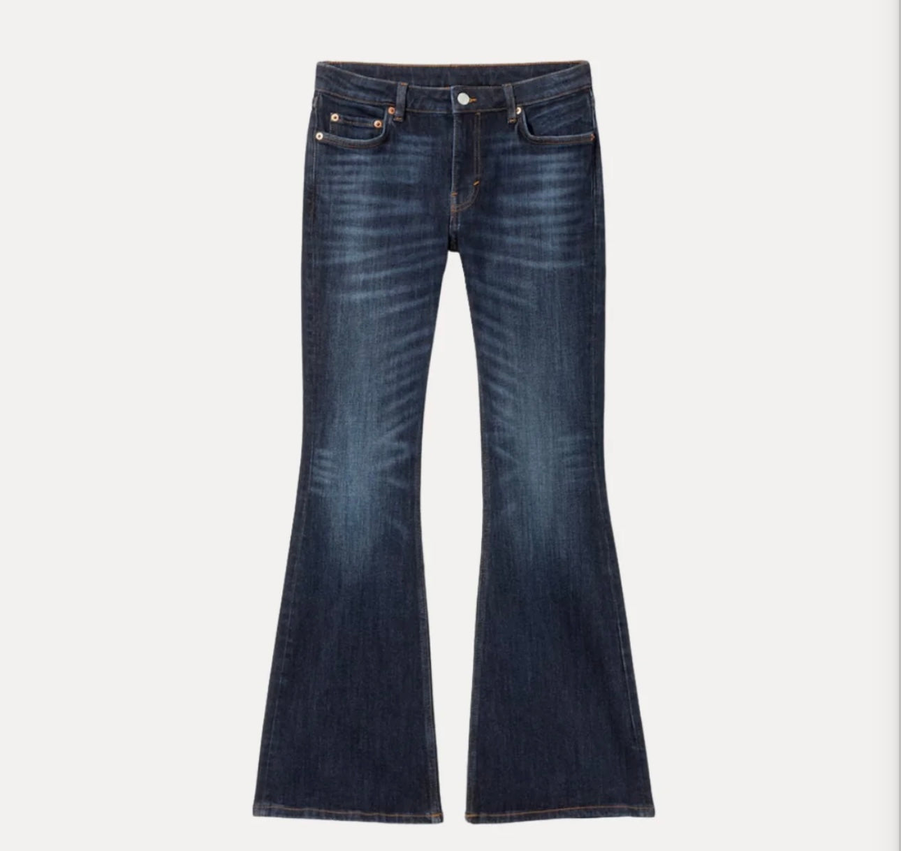 LOW RISE SLIM FLARED JEANS