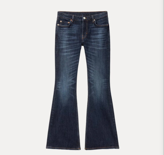 LOW RISE SLIM FLARED JEANS